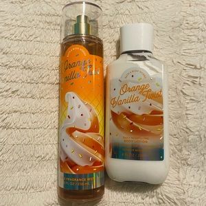 NEW Bath and Body Works Orange Vanilla Twist Body Lotion and Fragrance Mist